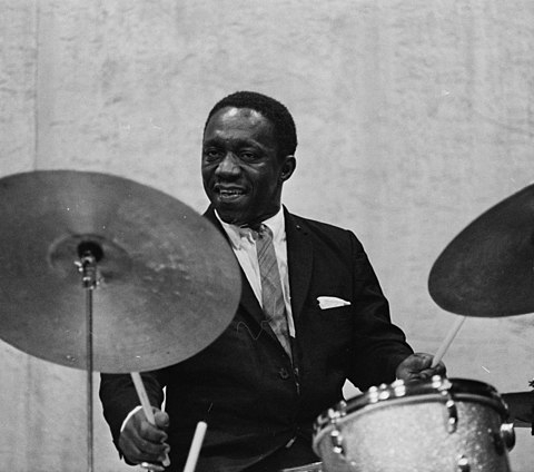 Art_Blakey_and_Art Blakey and the Jazz Messengers in the Kurzaal Concert Hall in Den Haag, 30.03.1963 Fotopersbureau De Boer